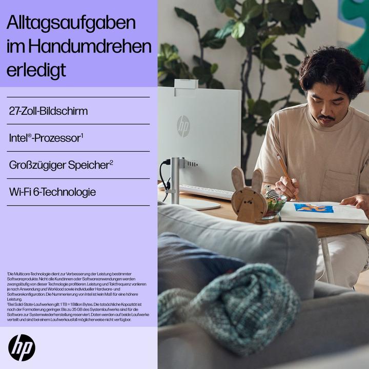 Produktbild HP 27-cr0107ng (Intel Core i3-1315U, 8 GB, 512 GB)