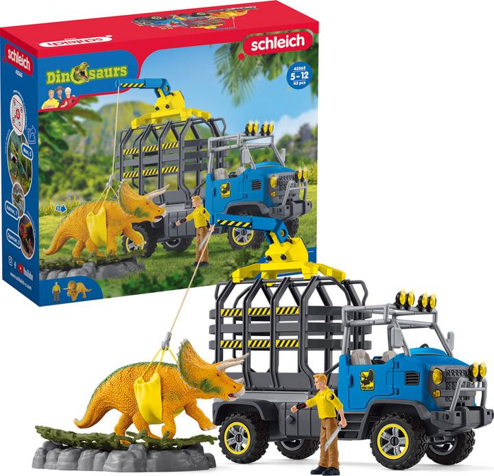 Actual product image Schleich Dinosaur Truck Mission