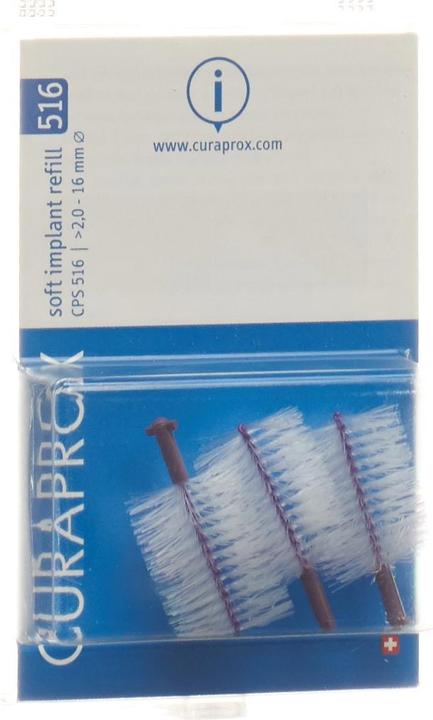 Produktbild Curaprox Refill implant, 512 (3 x, 16 mm)