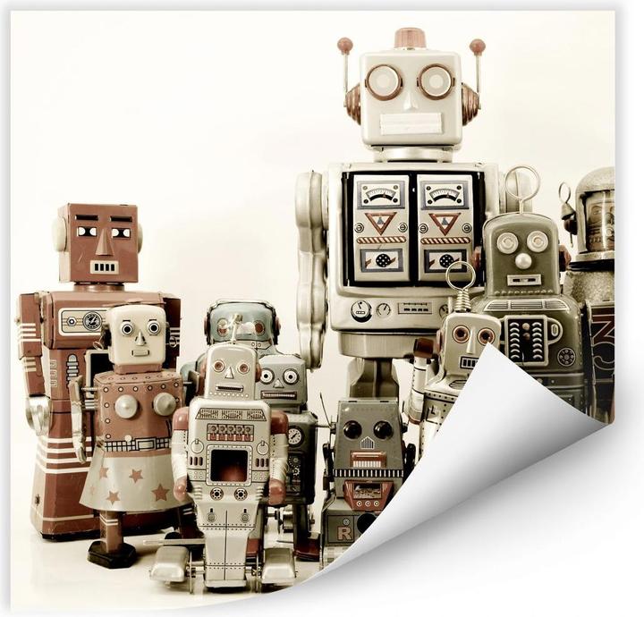 Immagine prodotto Trenddeko Montaggio dei robot (90 x 90 cm)