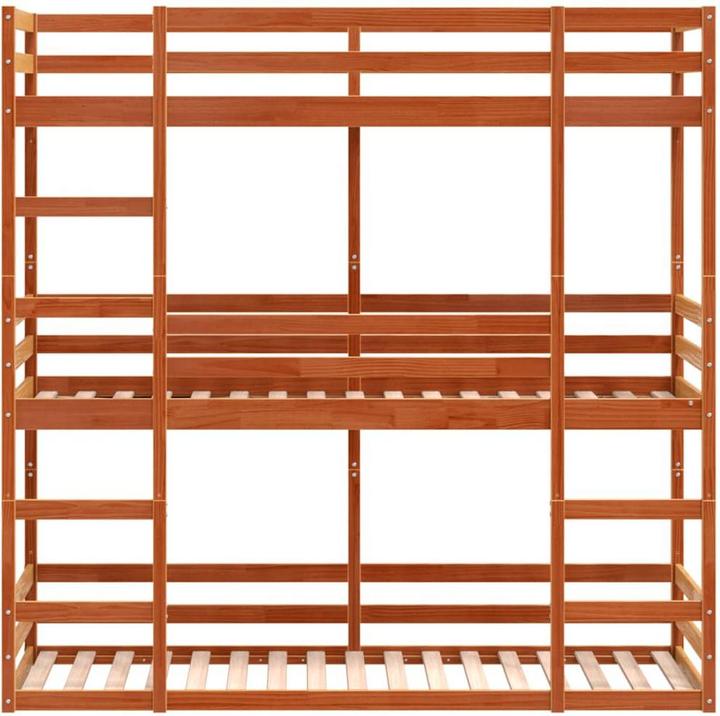 Image du produit VidaXL Lit superposé triple (80 x 200 cm)