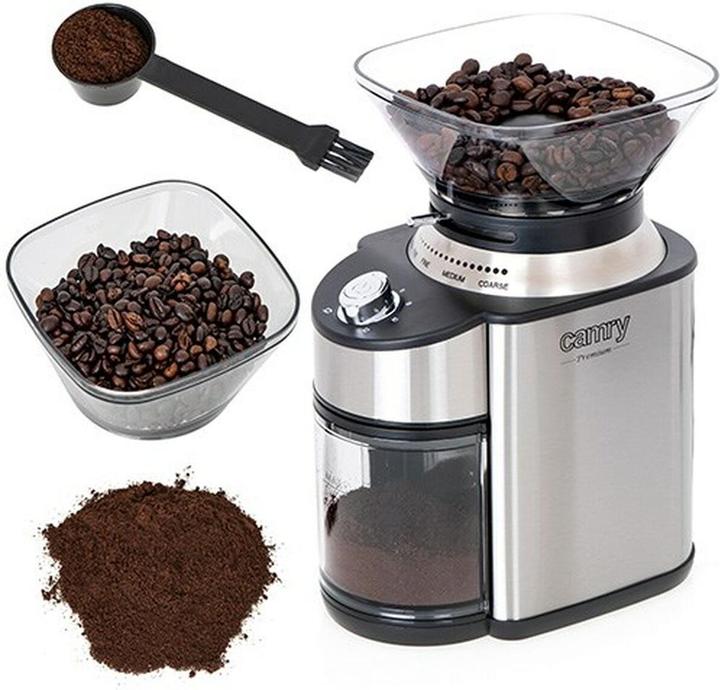 Produktbild Camry CR 4443 Kaffeemühle, Edelstahl (CH-Stecker)