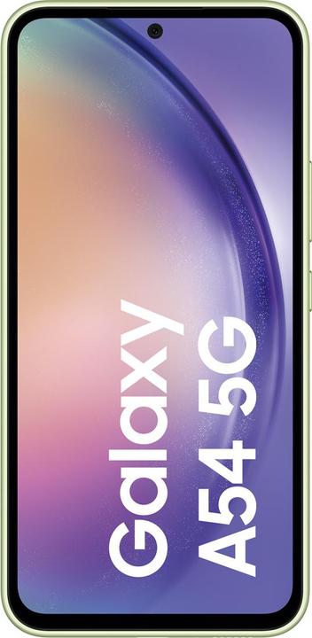 Produktbild Samsung Galaxy A54 5G (128 GB, Awesome Lime, 6.40", Hybrid Dual SIM, 50 Mpx, 5G)