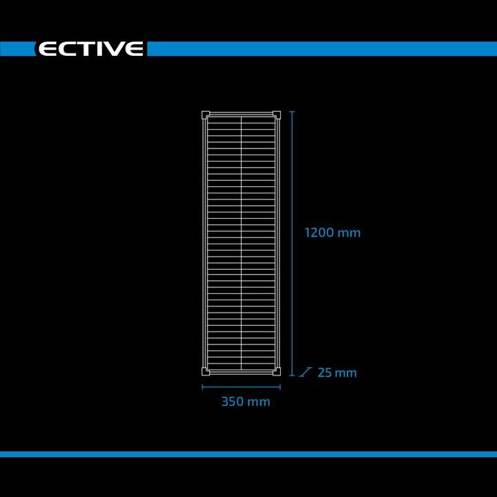 Produktbild Ective SSP 80 Lightweight Schindel Solarmodul Monokristallin 80W Solarpanel (80 W, 2.09 kg)