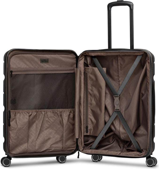 Immagine prodotto Franky Munich 4.0 set di valigie a 4 ruote 3 pezzi con piega elastica (199 l, XL (da 115l))