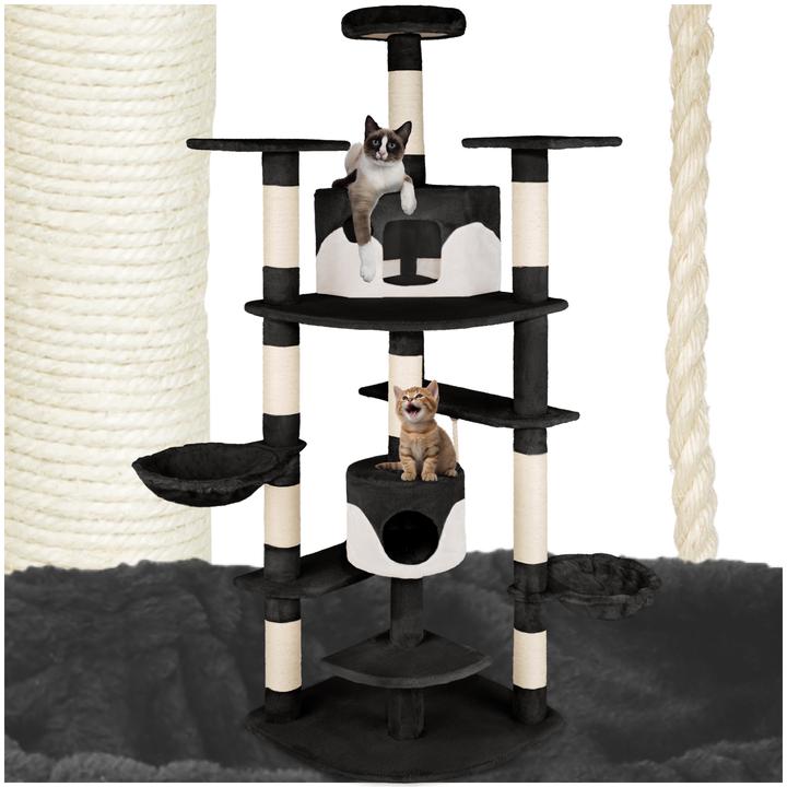 Produktbild tectake Nelly (204 cm, Schwarz, Weiss)