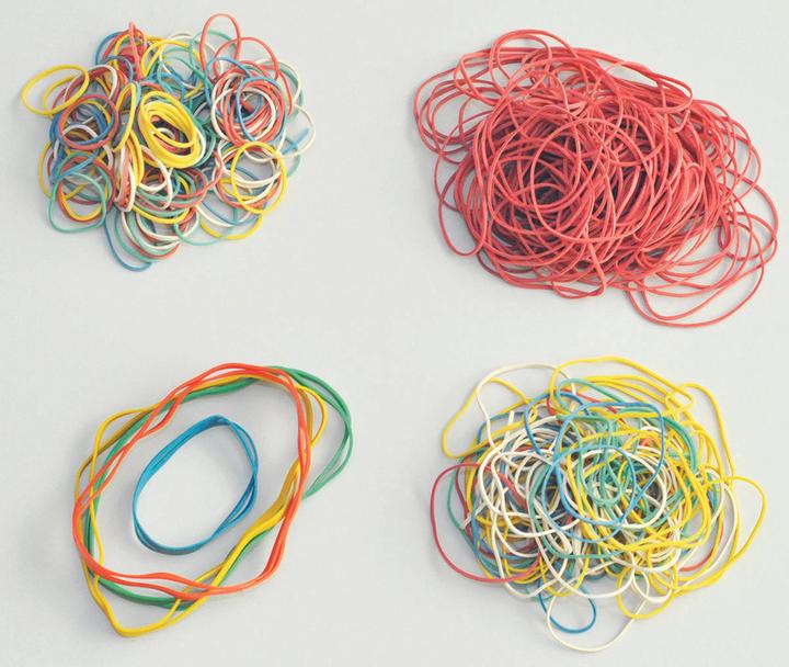 Actual product image Q-Connect Rubber rings 25 mm (1340 pcs.)