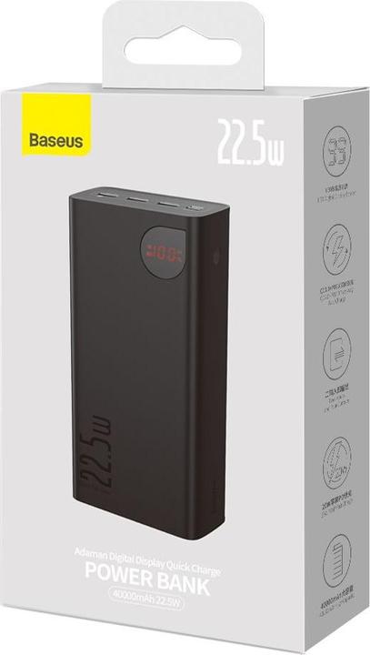 Produktbild Baseus Adaman Digital Display (40000 mAh, 22.50 W, 148 Wh)