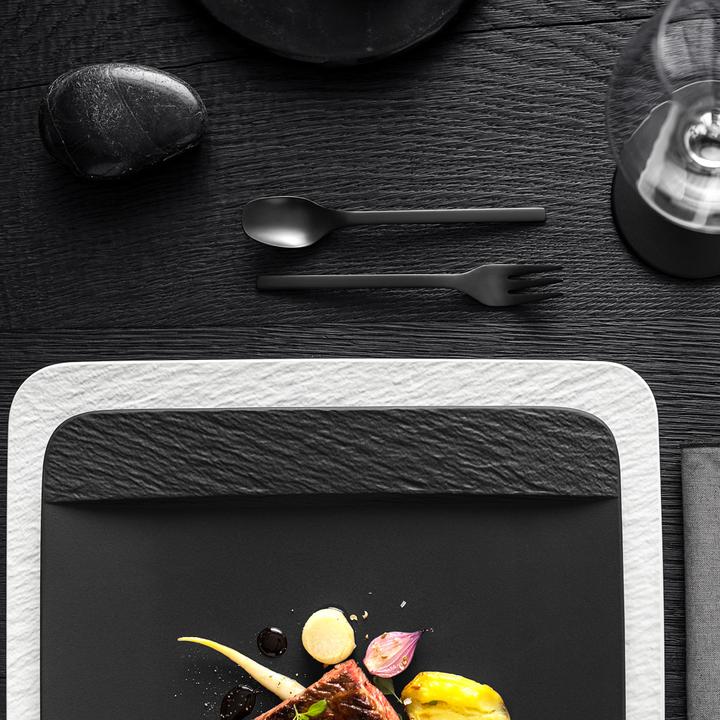 Produktbild Villeroy & Boch Servierplatte quadratisch/Gourmetteller Manufacture Rock blanc