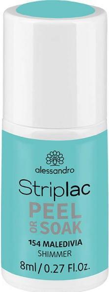 Actual product image Alessandro Striplac Peel or Soak - Maledivia (154 Maldivia, Peelable nail polish)
