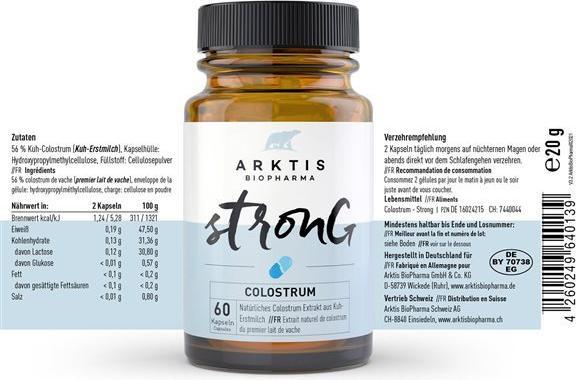 Image du produit Arktis Strong Colostrum caps (60 pièce(s), Capsules)