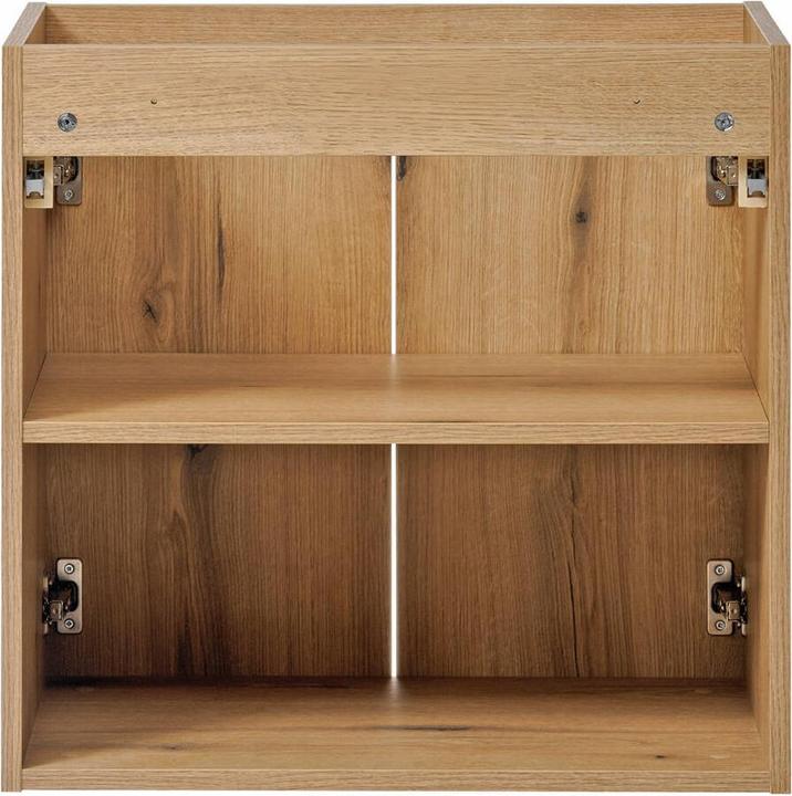Immagine prodotto En.Casa Waschtischunterschrank Skelbolu 60x60x40cm Eicheoptik/Schwarz