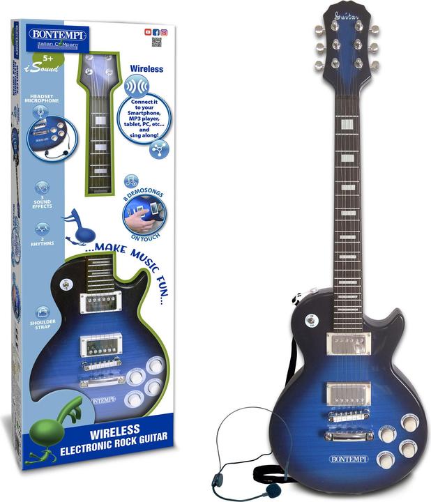 Actual product image Bontempi Wireless Electric Guitar Gibson (German, French, Italian, English)
