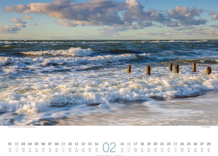 Produktbild Deutschland - Zauberhafte Landschaften Kalender 2025 (54 x 42 cm, Harter Einband, Deutsch, Englisch, Französisch)