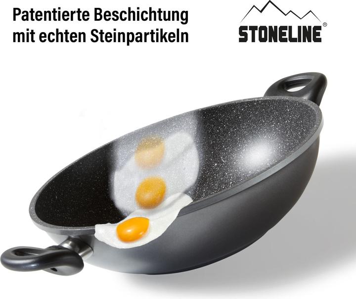 Actual product image Stoneline Wok (28 cm, Wok, Cast aluminium)