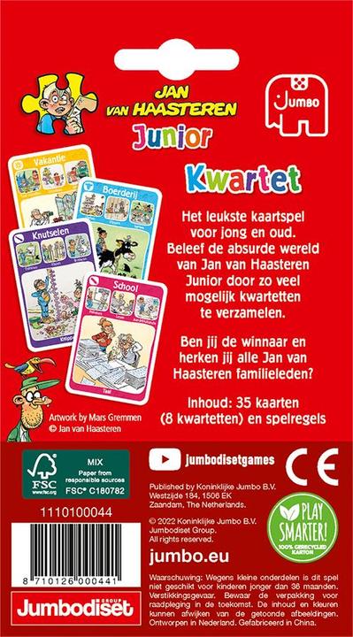 Produktbild Jan van Haasteren Juniorquartett (Niederländisch)