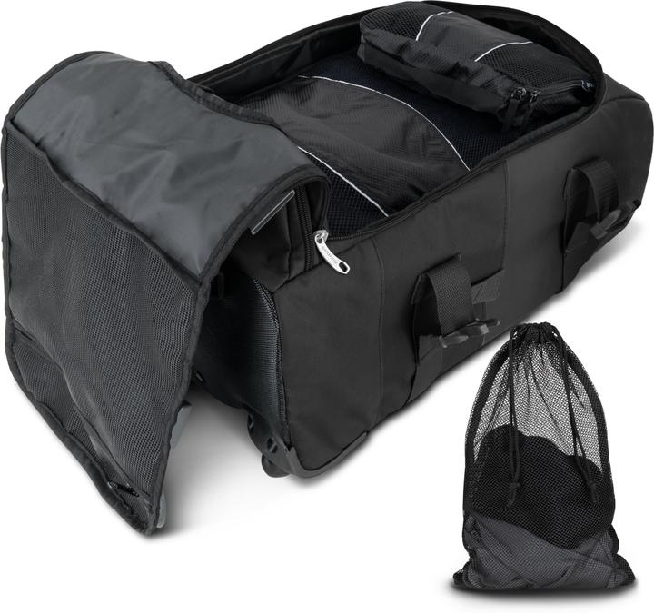 Actual product image Normani Reisetrolley mit Rucksackfunktion 90 L mit 5 Kleidertaschen (90 l)