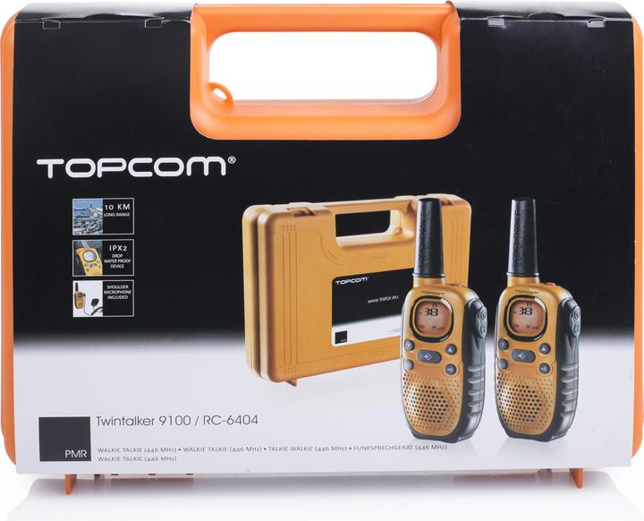 Actual product image Topcom Twintalker 9100 Long Range, Set of 2 (9 km)