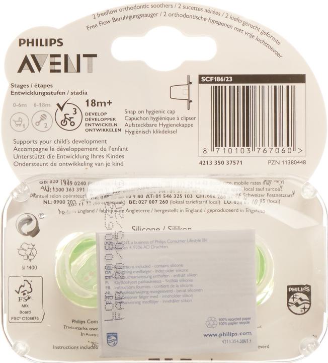 Produktbild Philips Avent Beruhigungssauger (2 x, 18 - 24 Monate)