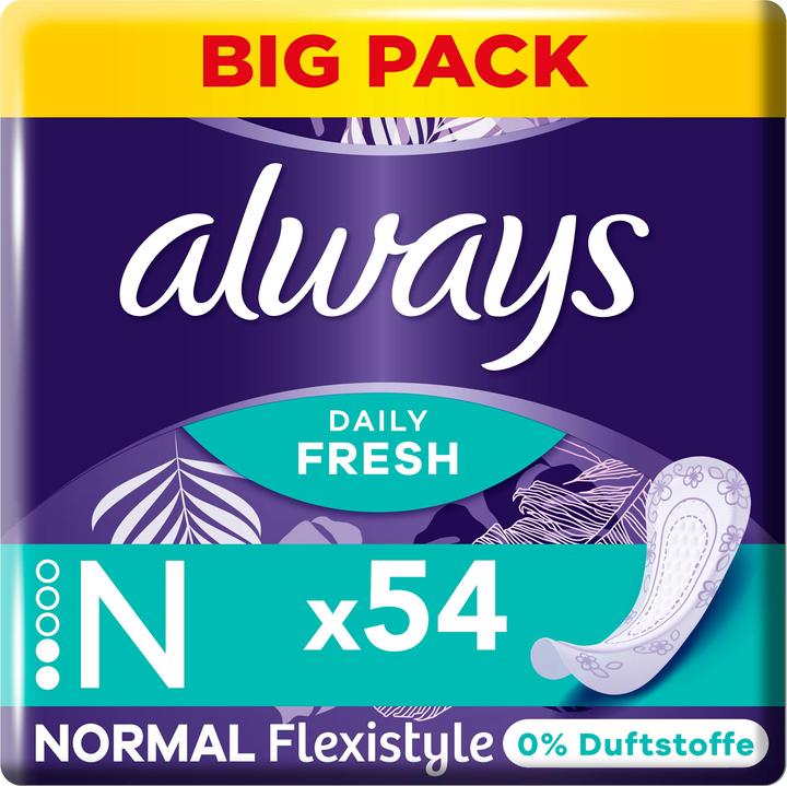 Immagine prodotto Always Daily Fresh Flexistyle 0 % (54 x, Fodere per mutande)