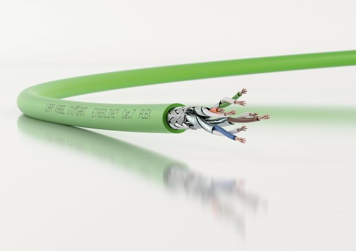 Actual product image Lapp 10 metres 2170934 ETHERLINE Cat.7 FLEX 4x2x26 AWG Ethernet IP 600 MHz I 7-wire I LABS-free I (S/FTP, CAT7, 10 m)