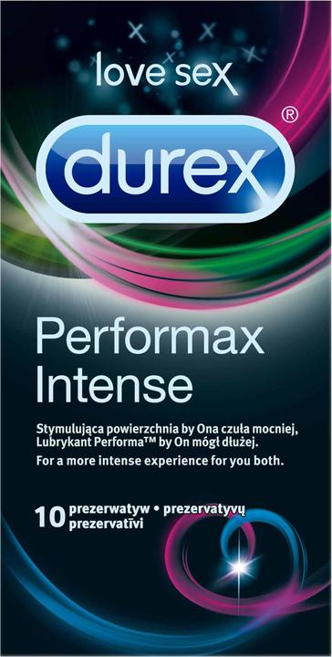 Immagine prodotto Durex Preservativi Performax Intense Rapporto di estensione di 10 pezzi (10 pz.)