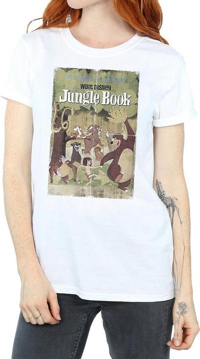 Image du produit Disney Femme/Les femmes - T-shirt boyfriend en coton avec affiche rétro (M)