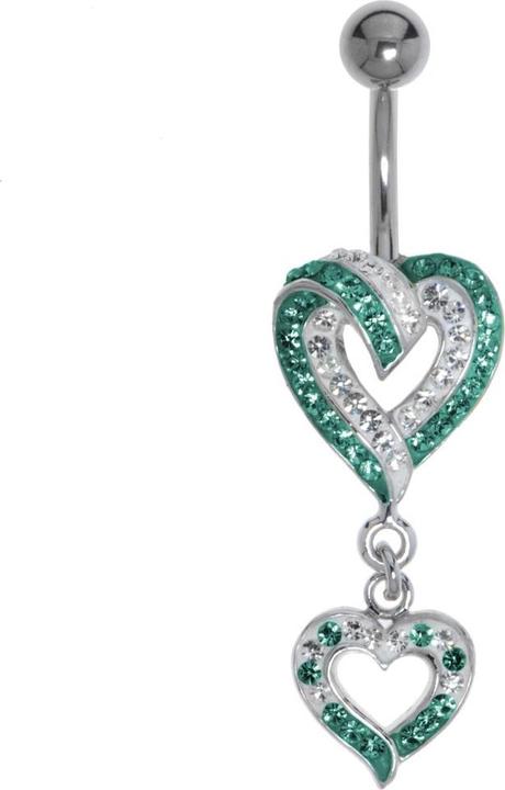 Actual product image Bijouteria Bellypiercing (Crystal, Stainless steel, Brass)