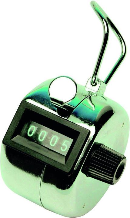Image du produit Q-Connect Compteur mécanique, clicker, manuel, chrome, argent (67 g)