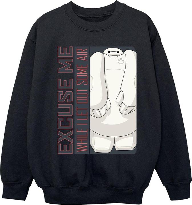 Immagine prodotto Disney Big Hero 6 Baymax Excuse Me Some Air Felpa Ragazze (140, 146)