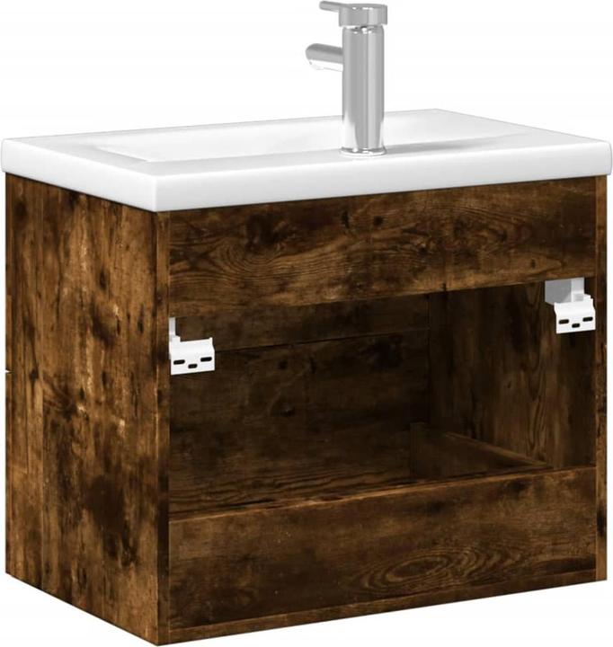 Image du produit VidaXL Meuble sous-vasque avec vasque encastrée