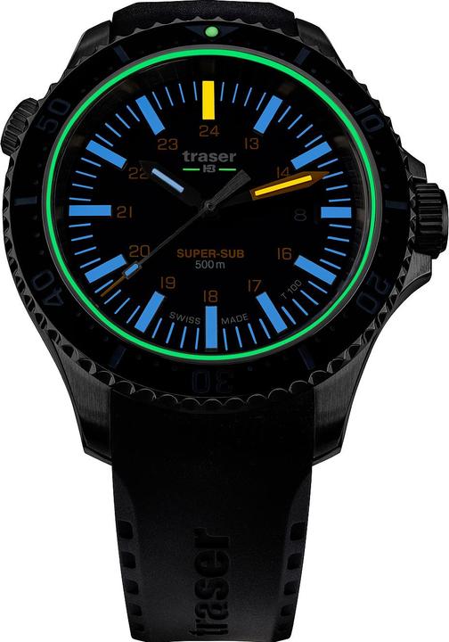 Produktbild Traser H3 109371 P67 T100 SuperSub Blue 46mm 50ATM (46 mm)