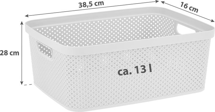 Actual product image Luca Bessoni Diamond storage basket