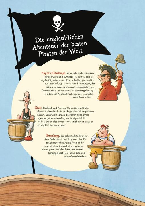 Immagine prodotto Die Unsinkbaren Drei - Die unglaublichen Abenteuer der besten Piraten der Welt (Tedesco, Wilhelm Nünnerich, 2017)