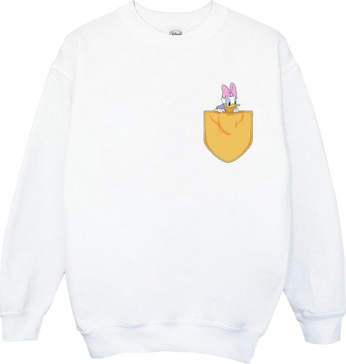 Actual product image Disney Mens Daisy Duck Faux Pocket Sweatshirt (4XL)