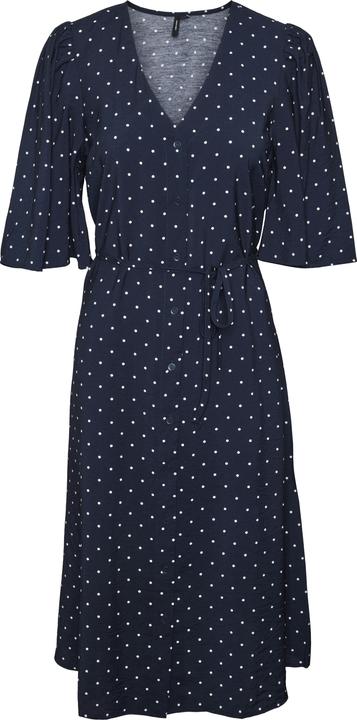 Vero Moda VMJOSIE Midikleid Hemdblusenkleid (XS)