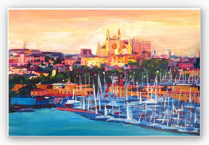 Immagine prodotto Trenddeko Bleichner - Cattedrale di Palma di Maiorca (60 x 40 cm)