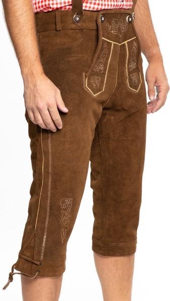 Actual product image PartyChimp Leather trousers Rudi long dark brown size XS (XS)