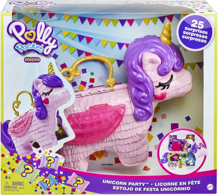 Actual product image Polly Pocket UNICORN PARTY Playset