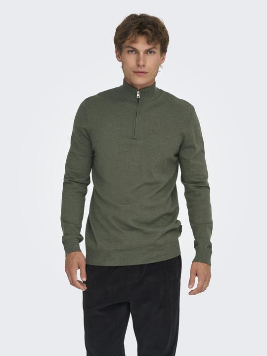 Actual product image Only & Sons Regular fit round neck pullover knitted jumper (L)