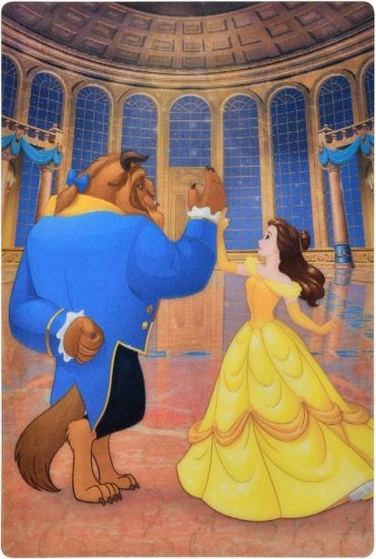 Image du produit Disney Carte postale lenticulaire La Belle et la Bête (1 pcs)