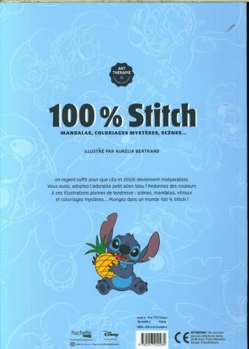 Actual product image 100 % Stitch : mandalas, coloriages mystères, scènes (French, Collectif, 2025)