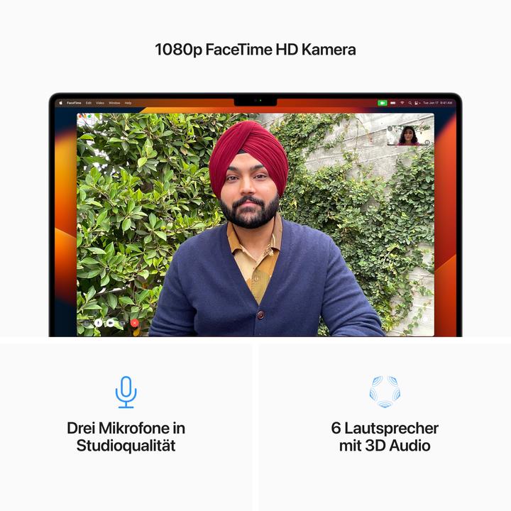 Actual product image Apple MacBook Pro – 2023 (16", M2 Pro, 16 GB, 1000 GB, DE)