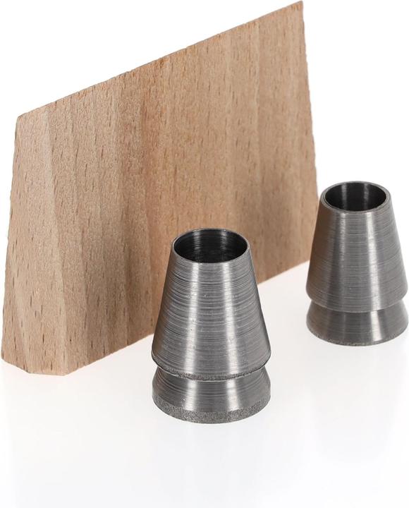 Ochsenkopf Jeu de fixation pour les axes. 3 pcs (2 cales en forme d'anneau. 1 cale en bois)