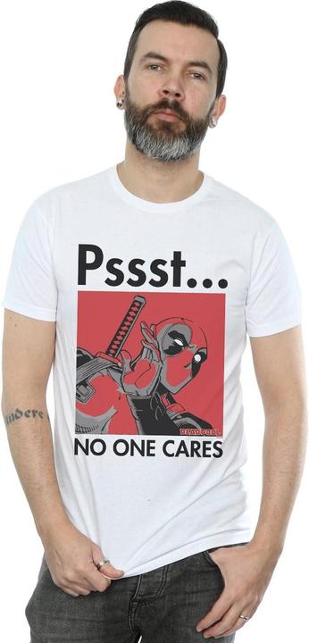 Immagine prodotto Deadpool No One Cares Maglietta Uomo (5XL)