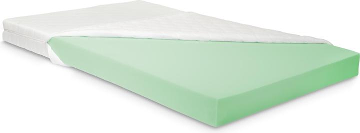 Actual product image En.Casa Treviolo children's bed 120x200 cm with cold foam mattress and lattice Pink (120 x 200 cm)