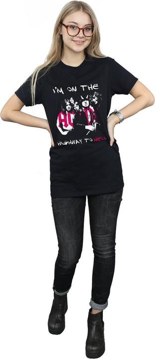 Produktbild AC/DC I'm On The Highway To Hell BaumwollBoyfriend TShirt (S)