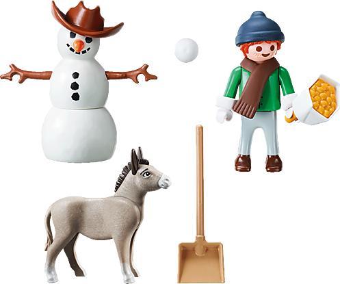 Produktbild Playmobil Schneespass mit Snips Herrn Karotte (70398, Playmobil Spirit)