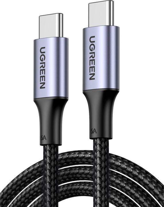 Actual product image Ugreen USB-C 2.0 to USB-C 2.0 5A Data Cable (2 m, USB 2.0)