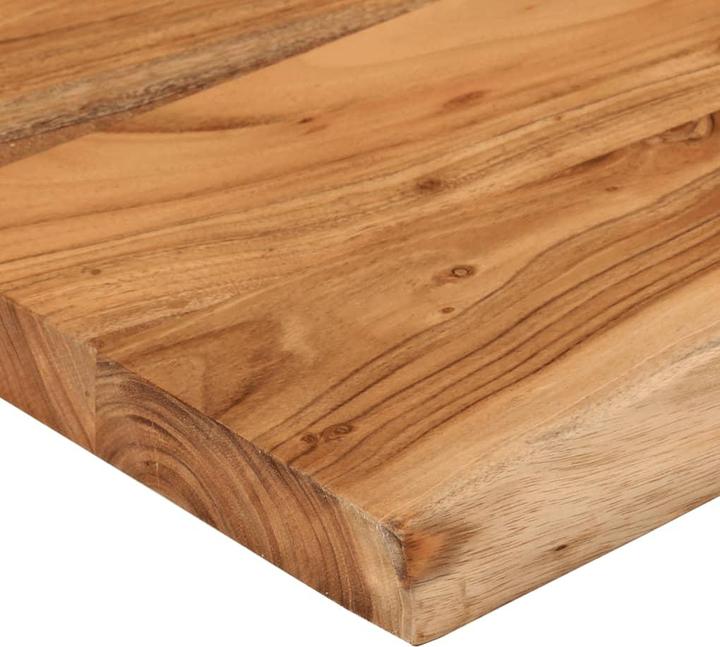 Immagine prodotto VidaXL Piano del tavolo rettangolare con bordo ad albero Piano del mobile in legno massiccio di acacia